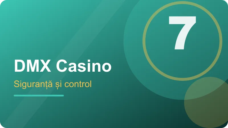 Joc responsabil: limite, pauze și ajutor – ilustrație pentru secțiunea DMX Casino